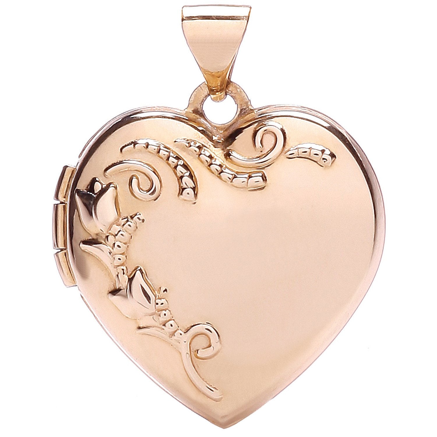 Rose Gold Heart Shape Locket with Design - Luxury Watch - Certified Authentic - Swiss Made – Luxury Watch by Imperial